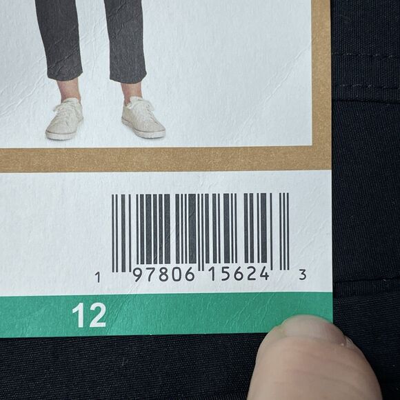 Eddie Bauer Women's Size 12 Horizon Straight Ankle Pant Black H1153 - Picture 10 of 11